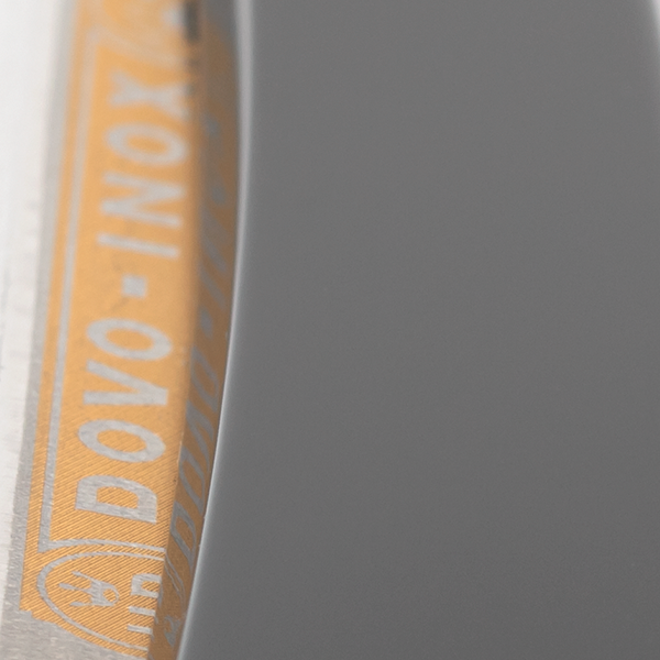 Rasiermesser 3/8" Karbon | Dovo Inox Acryl schwarz