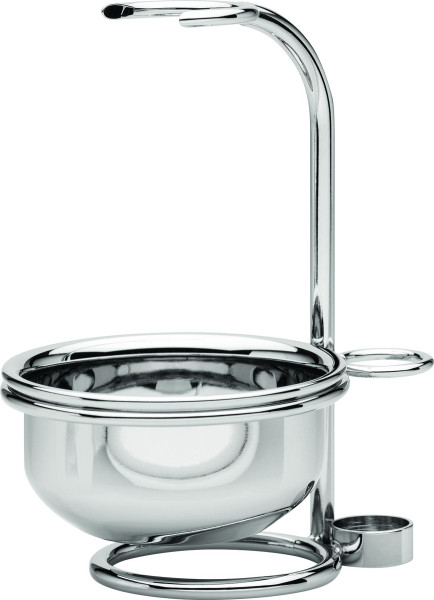 Halter für Rasier-Set mit Seifenschale glänzend, Serie "Erbe Premium Design MILANO"