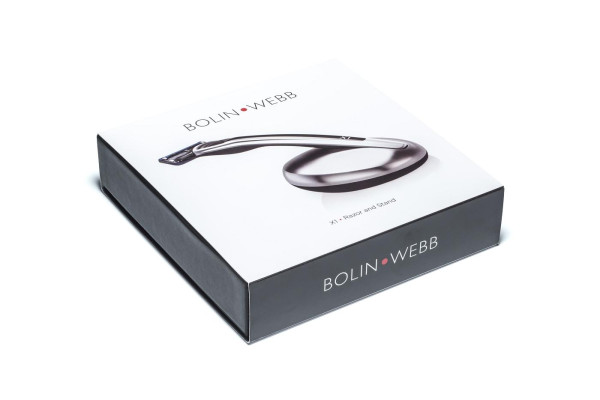 X1 Argent Black Geschenkset | Rasierer und Rasierhalter