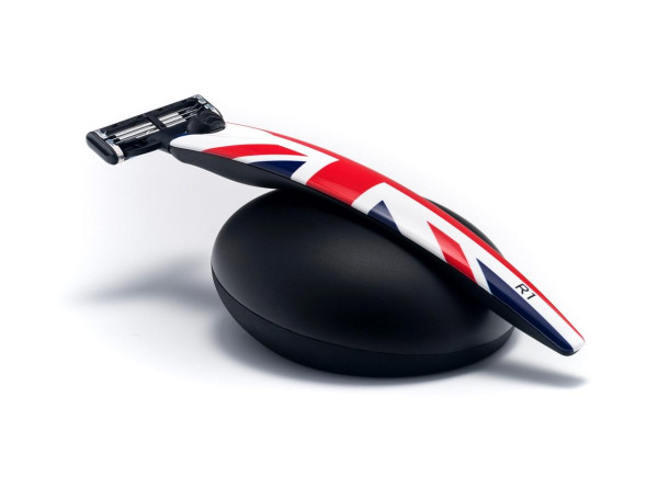 R1 Jack Geschenkset mit Nassrasierer und Ständer