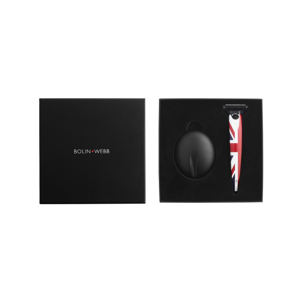 R1 Jack Geschenkset mit Nassrasierer und Ständer