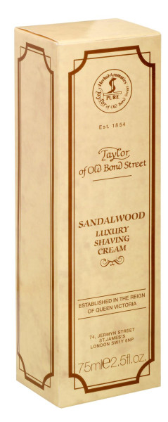 Sandalwood Luxury Shaving Cream Tube