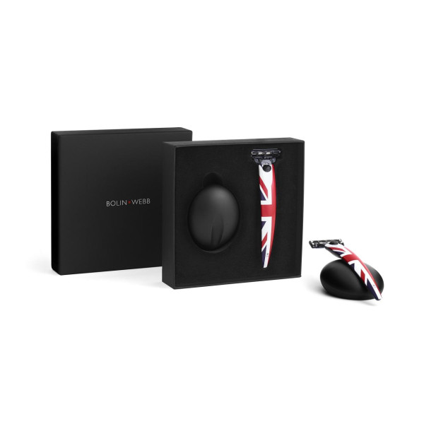 R1 Jack Geschenkset mit Nassrasierer und Ständer