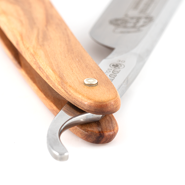 Rasiermesser 5/8" Karbon | Barbarossa Olivenholz