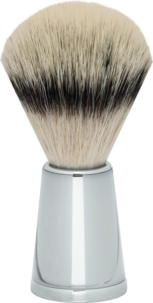 Rasierpinsel Synthetik Metall glänzend veredelt "Premium Design NEW YORK"