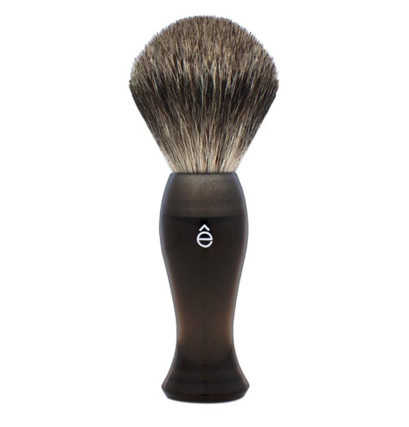 Rasierpinsel smoke/braun Dachshaar finest-Retourenware