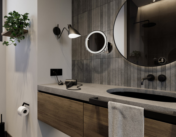 Hairstyletools_Aliseo_Vento im Badezimmer