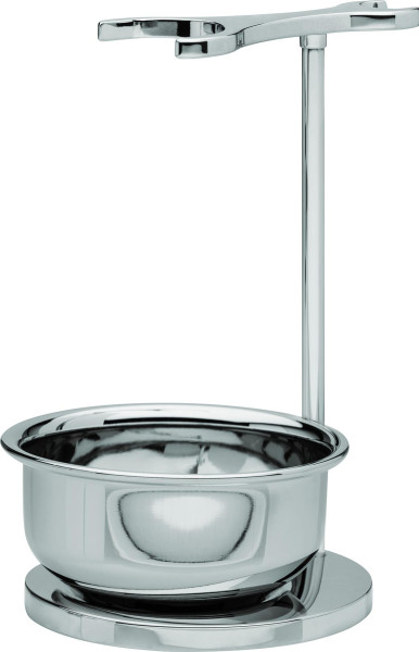 Rasierhalter mit Seifenschale glaenzend "Paris"