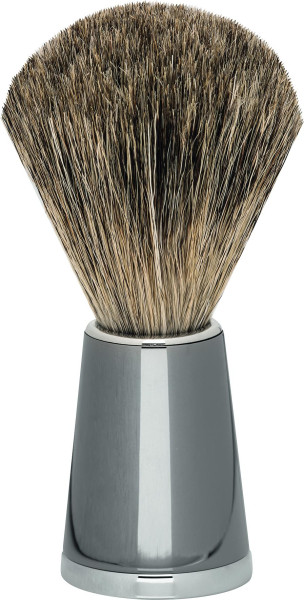 Rasierpinsel Dachshaar Metall Titan veredelt "NEW YORK"