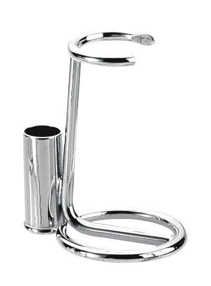 Rasierer- und Rasierpinselhalter verchromt