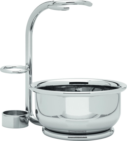 Rasierhalter glänzend mit Seifenschale "NEW YORK"